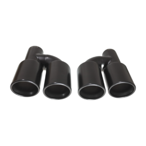 Straightflow Black exhaust tips set slant cut offset 89mm offset 6 SF IMG 8010 ea85