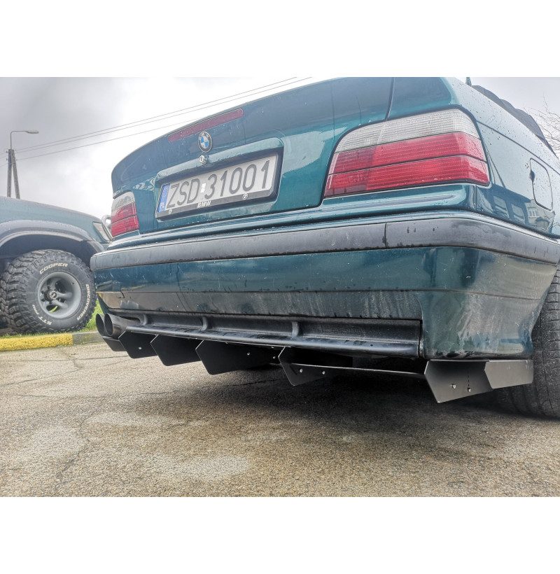 Swagier BMW 3 Series E36 Rear Diffuser Bumper Add On 5 Swagier BMW 3 Series E36 Rear Diffuser Bumper Add On - Image 5