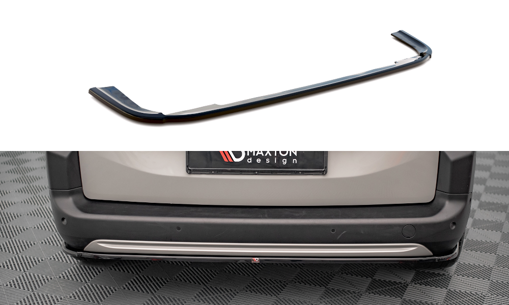 Maxton Design CITROEN BERLINGO Rear Splitter - Gloss Black (Mk3 2018-2023) 5 Maxton Design CITROEN BERLINGO Rear Splitter - Gloss Black (Mk3 2018-2023) - Image 5