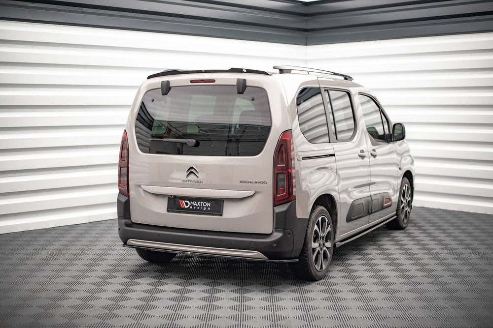 Maxton Design CITROEN BERLINGO Rear Splitter - Gloss Black (Mk3 2018-2023) 1 Maxton Design CITROEN BERLINGO Rear Splitter - Gloss Black (Mk3 2018-2023)