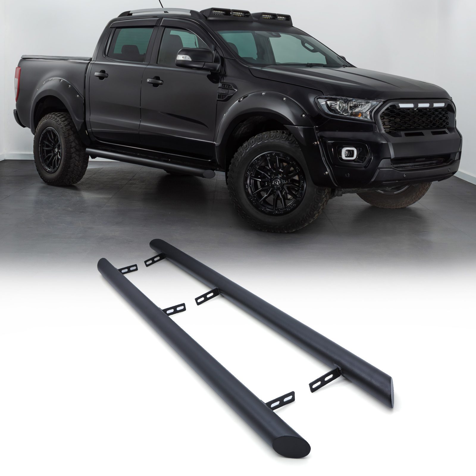 Ford Ranger Side Bars - T6/T7/T8 (2012-2023) 2 Ford Ranger Side Bars - T6/T7/T8 (2012-2023) - Image 2