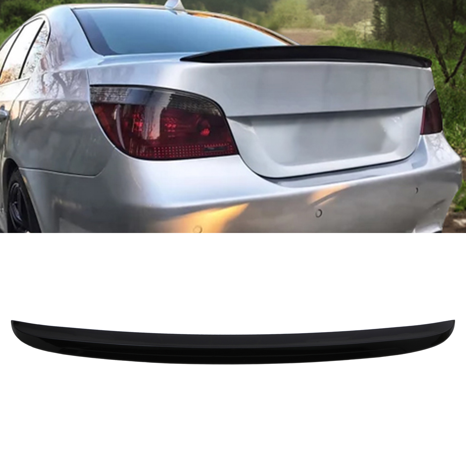 BMW 5 Series E60 Boot Spoiler - Msport Style (2005-2011) 5 BMW 5 Series E60 Boot Spoiler - Msport Style (2005-2011) - Image 5
