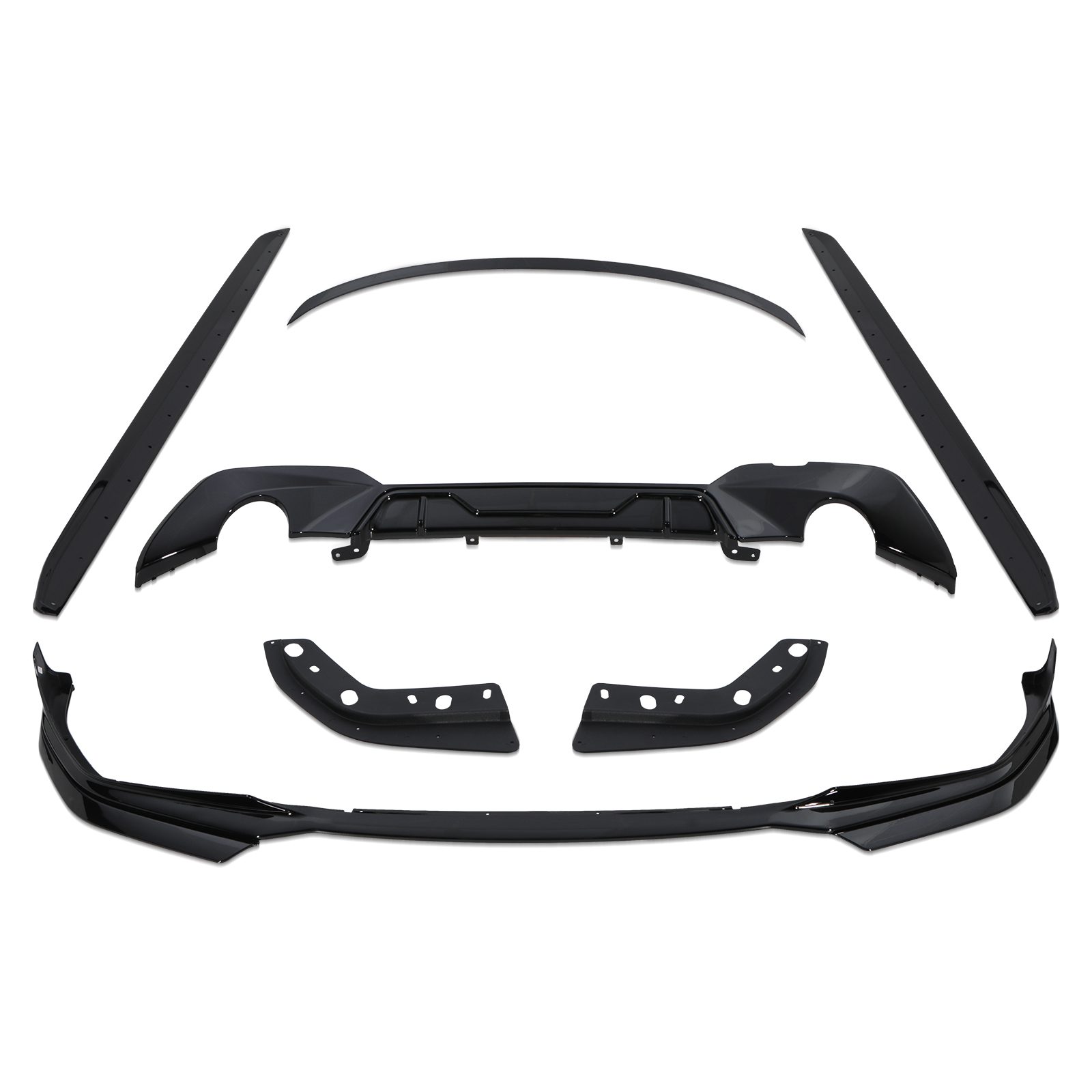 BMW 3-Series G20 Msport Lip Kit - Gloss (2019-2023) 7 BMW 3-Series G20 Msport Lip Kit - Gloss (2019-2023) - Image 7