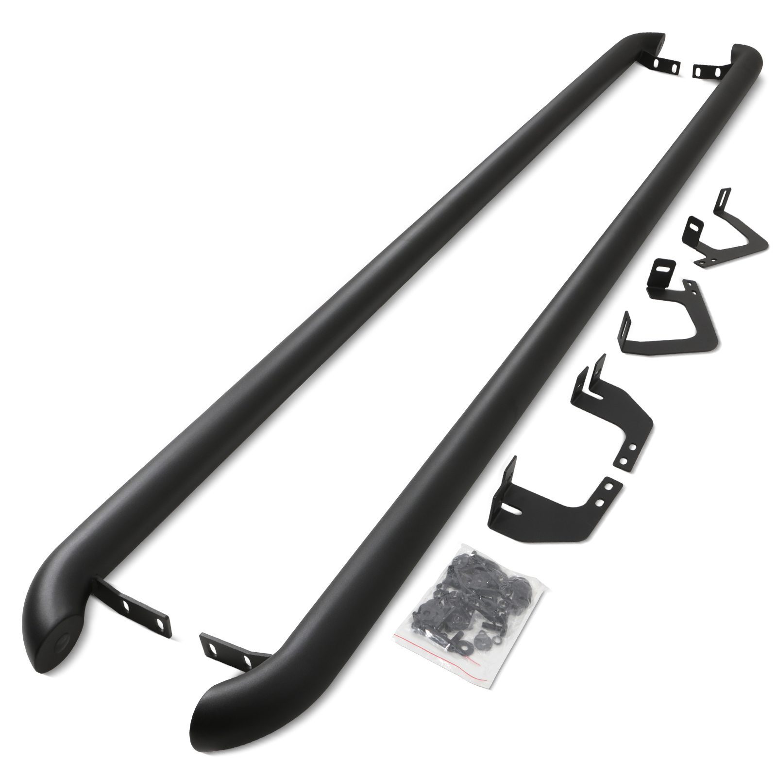 Ford Transit Custom Side Bars - Gloss Black (Mk1 2013-2024) 5 Ford Transit Custom Side Bars - Matte Black (Mk2 2024+)