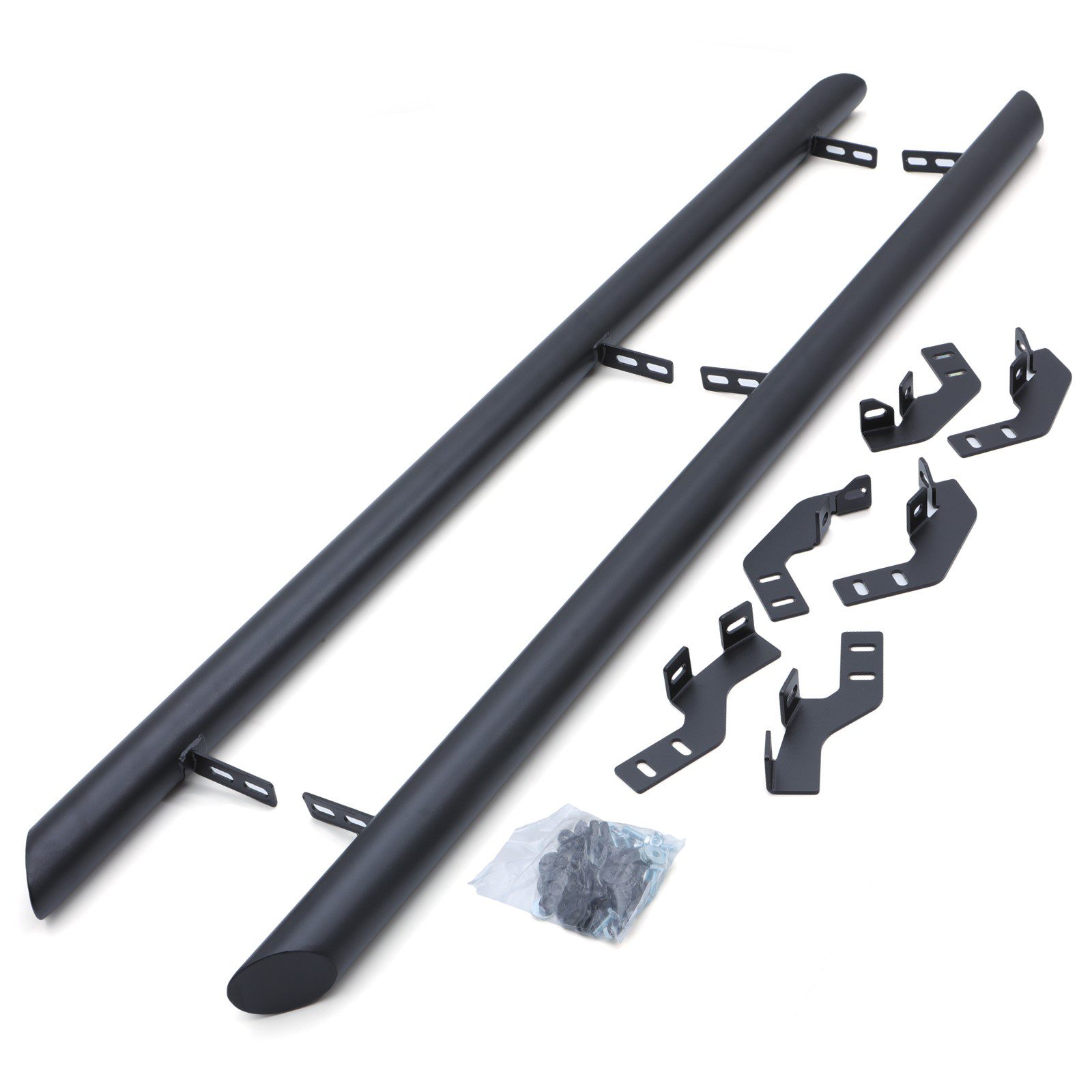 VW Amarok Side Bars - Matte Black (Mk1 2010-2020) 3 VW Amarok Side Bars - Matte Black (Mk1 2010-2020) - Image 3