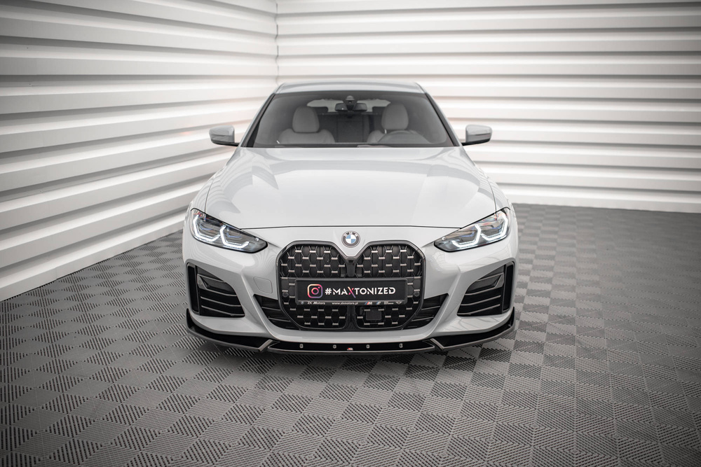 Maxton Design BMW 4 Series G26 Front Lip v2 - Gloss (2021+) 4 Maxton Design BMW 4 Series G26 Front Lip v2 - Gloss (2021+) - Image 4