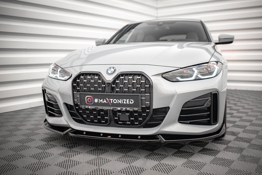 Maxton Design BMW 4 Series G26 Front Lip v2 - Gloss (2021+) 1 Maxton Design BMW 4 Series G26 Front Lip v2 - Gloss (2021+)