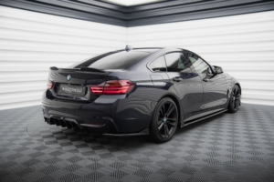 Maxton Design BMW 4 Series F36 Msport Rear Spats - Gloss (2014-2021)