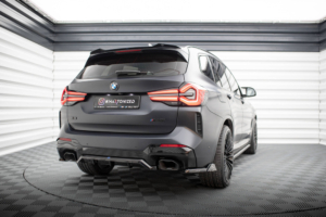 Maxton Design BMW X3 Rear Diffuser - Gloss (G01 Msport 2021-2024)