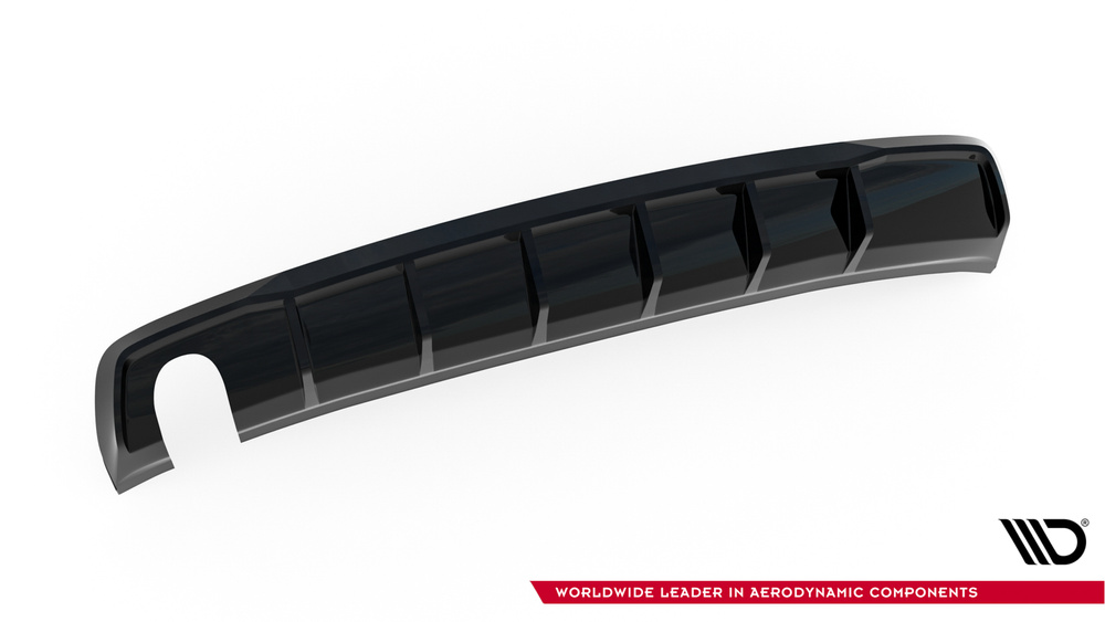 Maxton Design Audi A3 Saloon Rear Diffuser - Single Left Exit Gloss Black (SE 13-16) 6 Maxton Design Audi A3 Saloon Rear Diffuser - Single Left Exit Gloss Black (SE 13-16) - Image 6