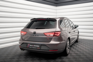Maxton Design SEAT LEON FR Estate Spoiler Extension - Gloss (Mk3 2012-2020)