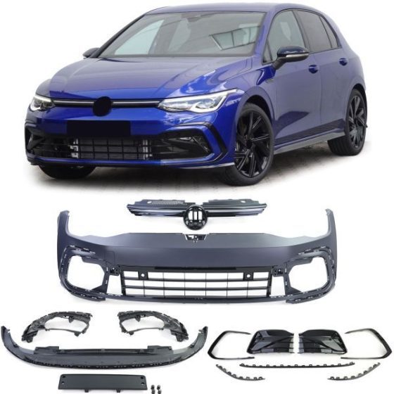VW Golf 8 R-Line Style Front Bumper 1 VW Golf 8 R-Line Style Front Bumper
