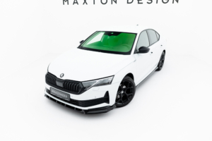 Maxton Design Skoda Octavia Front Lip v1 - Gloss (Mk4.5 Sportline 2024+)
