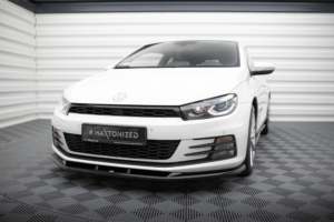 Maxton Design VW Scirocco Front Lip V1 - Gloss (Mk3 Facelift 2014-2017)