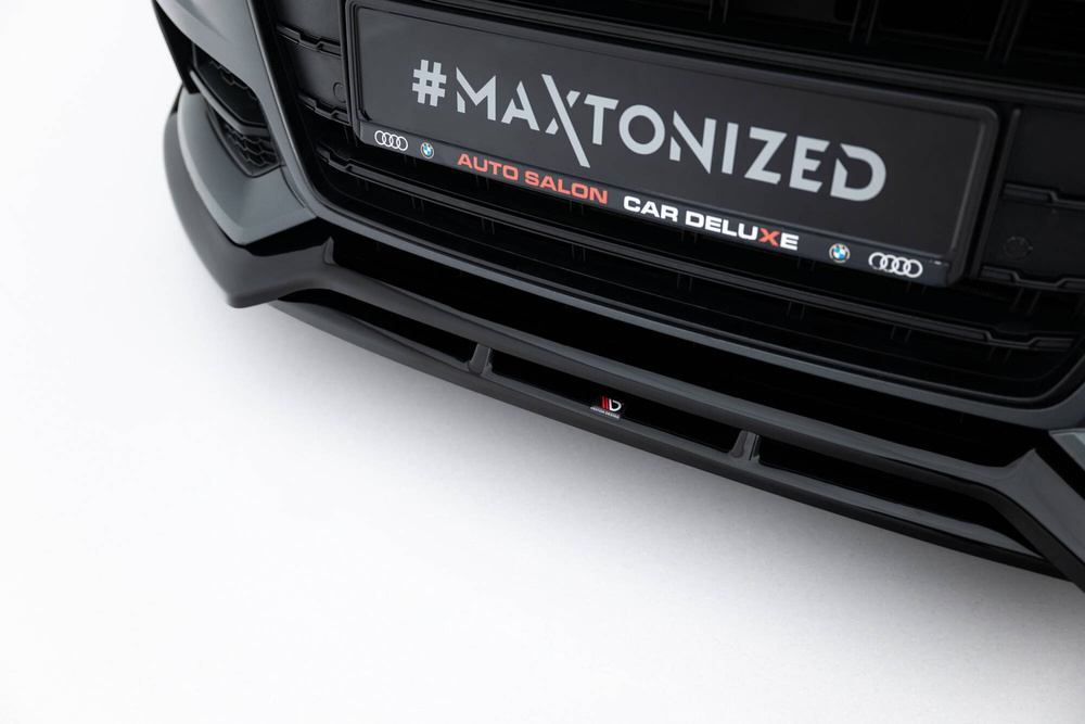 Maxton Design Audi A6 C7.5 Sline Front Lip v3 - Gloss (2014-2017) 3 Maxton Design Audi A6 C7.5 Sline Front Lip v3 - Gloss (2014-2017) - Image 3