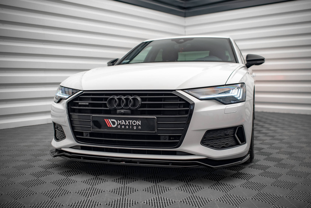 Maxton Design Audi A6 C8 Front Lip v3 - Gloss (SE 2018-2023) 1 Maxton Design Audi A6 C8 Front Lip v3 - Gloss (SE 2018-2023)