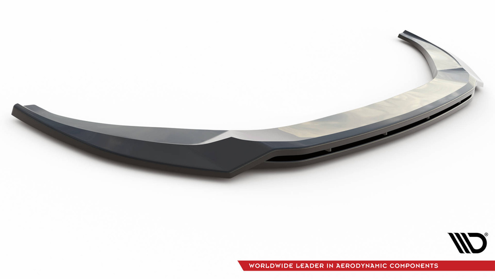 Maxton Design Audi A6 C8 Front Lip v3 - Gloss (SE 2018-2023) 2 Maxton Design Audi A6 C8 Front Lip v3 - Gloss (SE 2018-2023) - Image 2