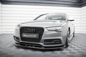 Maxton Design Audi A5 S-Line Front Lip V3 - Gloss (8T Facelift 2011-2016)