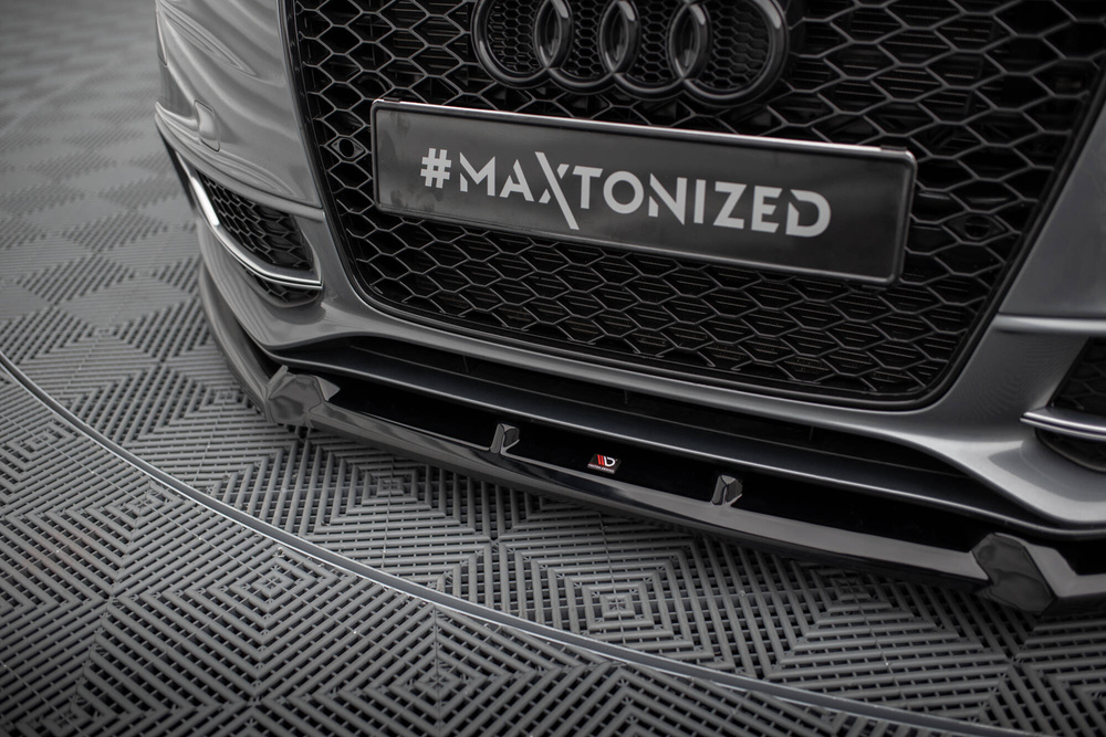 Maxton Design Audi A5 S-Line Front Lip V3 - Gloss (8T Facelift 2011-2016) 4 Maxton Design Audi A5 S-Line Front Lip V3 - Gloss (8T Facelift 2011-2016) - Image 4