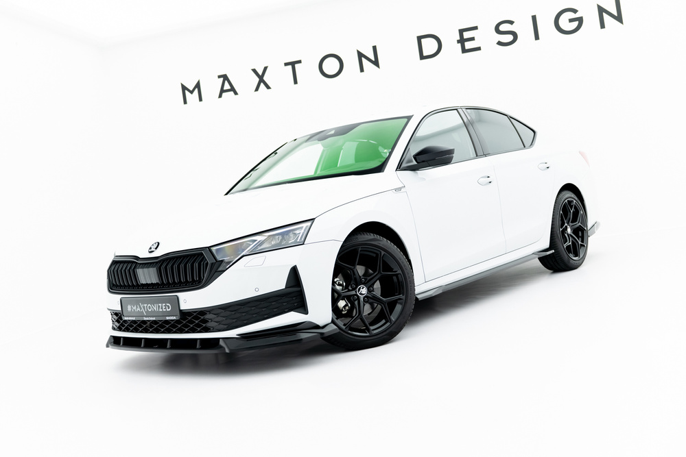 Maxton Design Skoda Octavia Sportline / VRS Side Skirt Extensions V1 - Gloss (Mk4.5 2024+) 7 Maxton Design Skoda Octavia Sportline / VRS Side Skirt Extensions V1 - Gloss (Mk4.5 2024+) - Image 7