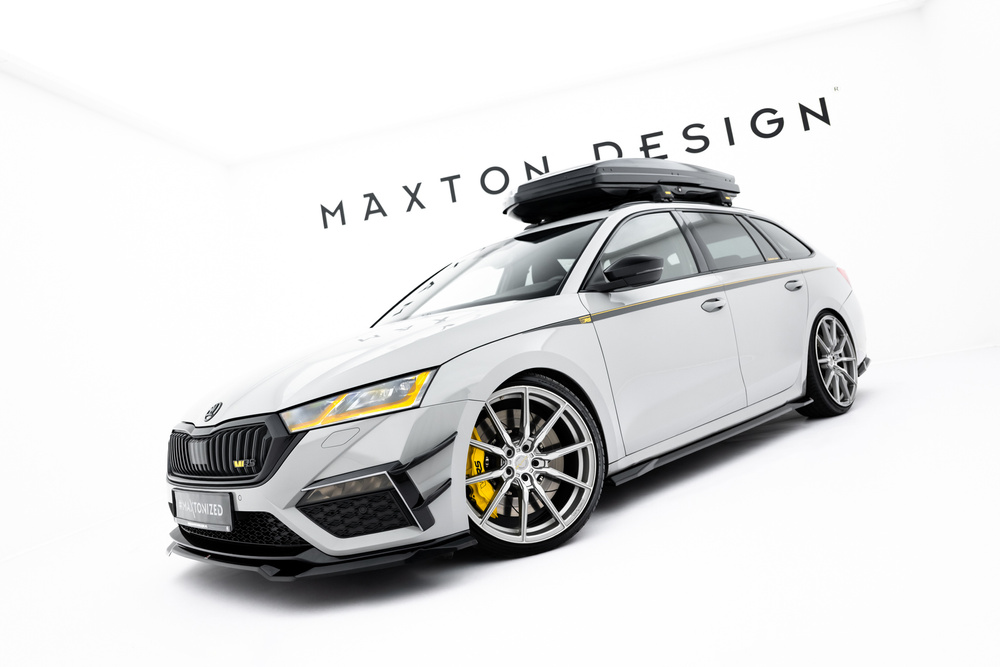 Maxton Design Skoda Octavia Sportline / VRS Side Skirt Extensions V1 - Gloss (Mk4.5 2024+) 1 Maxton Design Skoda Octavia Sportline / VRS Side Skirt Extensions V1 - Gloss (Mk4.5 2024+)