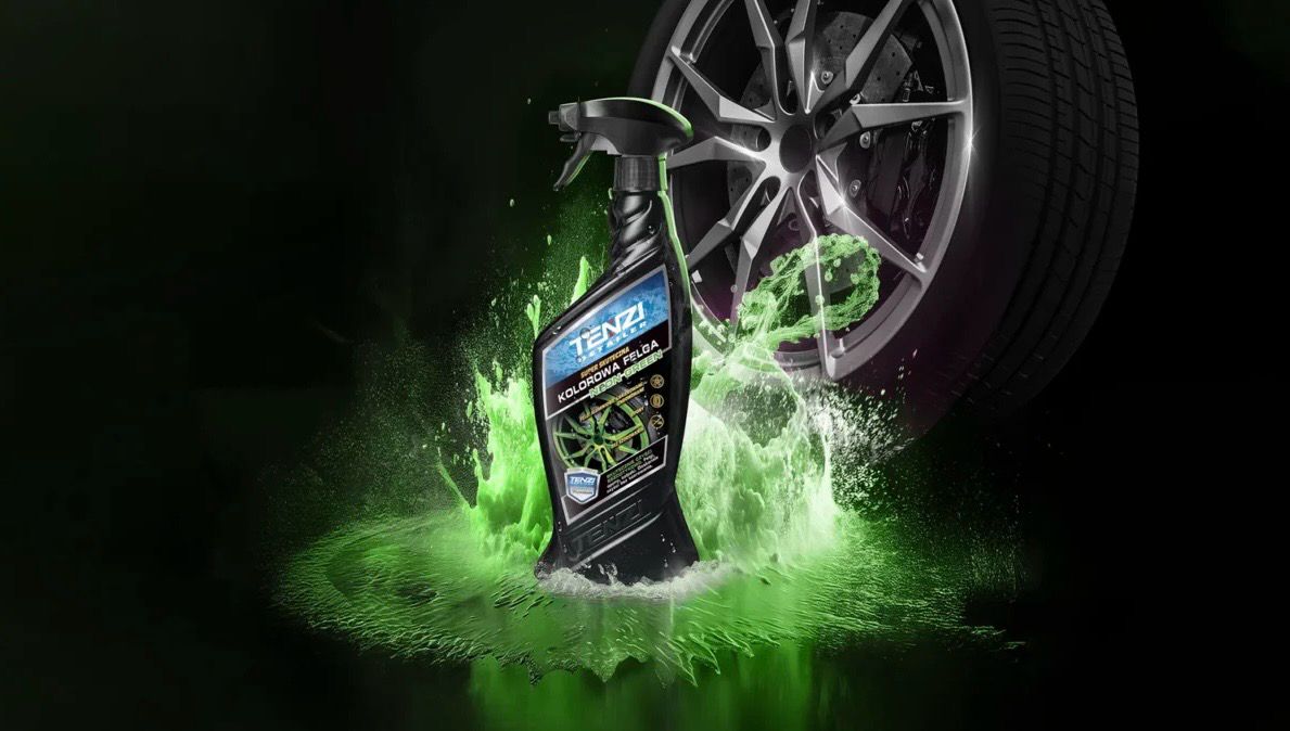 Tenzi Bleeding Coloured Wheel Cleaner - Orange / Green / Pink 1 Tenzi Bleeding Coloured Wheel Cleaner - Orange / Green / Pink