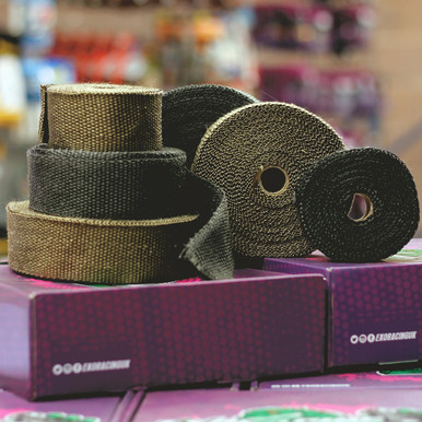 Exoracing Titanium or Carbon Exhaust Heat Wrap 6 Exoracing Titanium or Carbon Exhaust Heat Wrap - Image 6