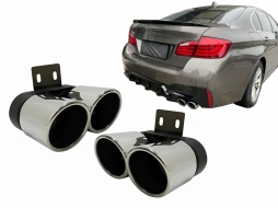 BMW 5 Series F10 Exhaust Tips - M5 LCI Style 13 BMW 5 Series F10 Exhaust Tips - M5 LCI Style - Image 13