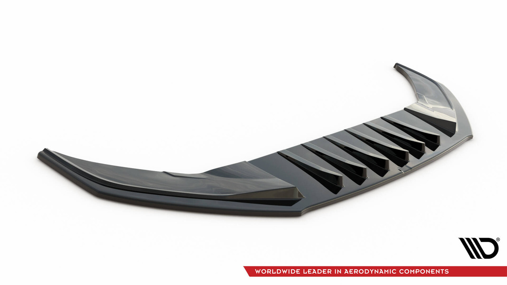 Maxton Design VW Arteon R-Line Front Splitter V3- Gloss (Mk1 2017-2020) 2 Maxton Design VW Arteon R-Line Front Splitter V3- Gloss (Mk1 2017-2020) - Image 2
