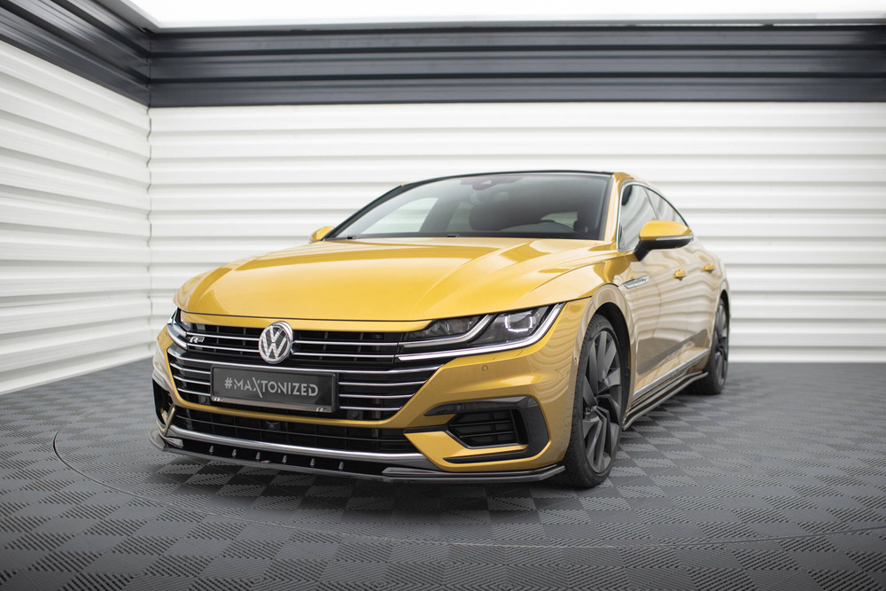 Maxton Design VW Arteon R-Line Front Splitter V3- Gloss (Mk1 2017-2020) 4 Maxton Design VW Arteon R-Line Front Splitter V3- Gloss (Mk1 2017-2020) - Image 4