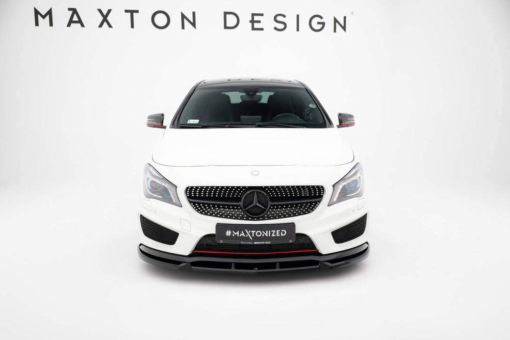 Maxton Design Mercedes CLA AMG-Line Front Lip - Gloss (C117 2013-2017) 4 Maxton Design Mercedes CLA AMG-Line Front Lip - Gloss (C117 2013-2017) - Image 4