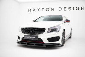 Maxton Design Mercedes CLA AMG-Line Front Lip - Gloss (C117 2013-2017)