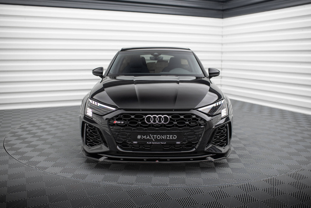 Maxton Design Audi A3 RS3 Front Splitter - Gloss v1 (8Y 2020-2024) 3 Maxton Design Audi A3 RS3 Front Splitter - Gloss v1 (8Y 2020-2024) - Image 3