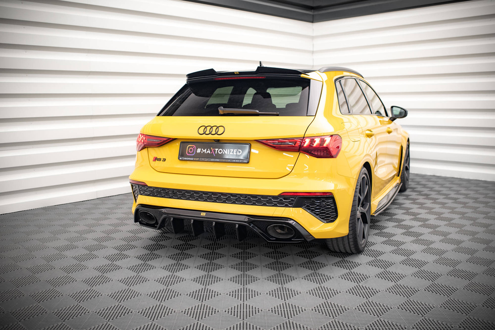 Maxton Design Audi A3 RS3 Rear Diffuser - Gloss v1 (8Y 2020-2024) 3 Maxton Design Audi A3 RS3 Rear Diffuser - Gloss v1 (8Y 2020-2024) - Image 3