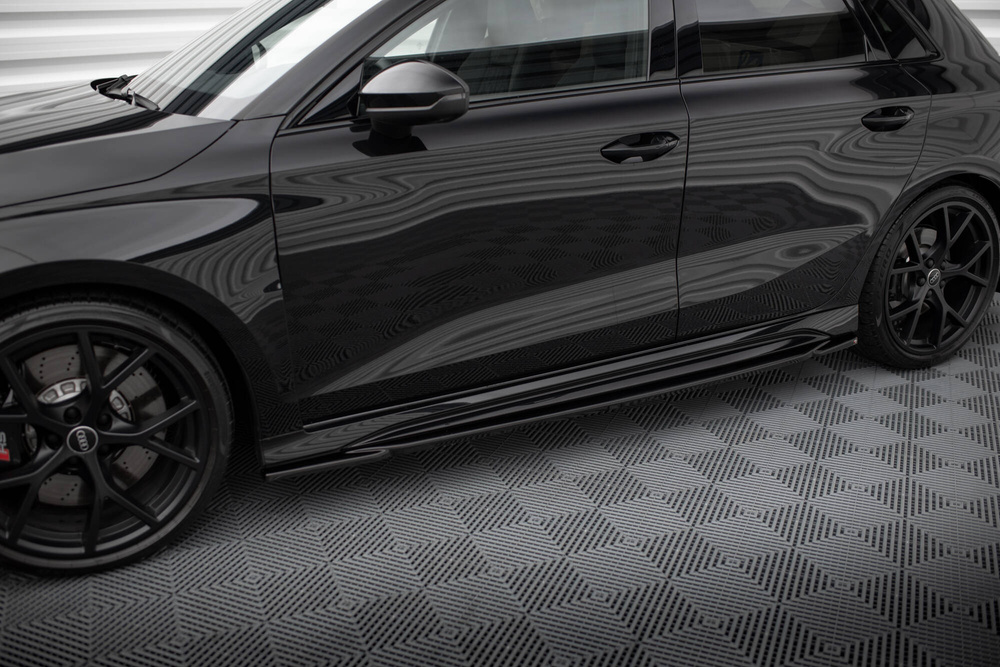 Maxton Design Audi A3 RS3 Side Skirt Extensions - Gloss v1 (8Y 2020-2024) 8 Maxton Design Audi A3 RS3 Side Skirt Extensions - Gloss v1 (8Y 2020-2024) - Image 8