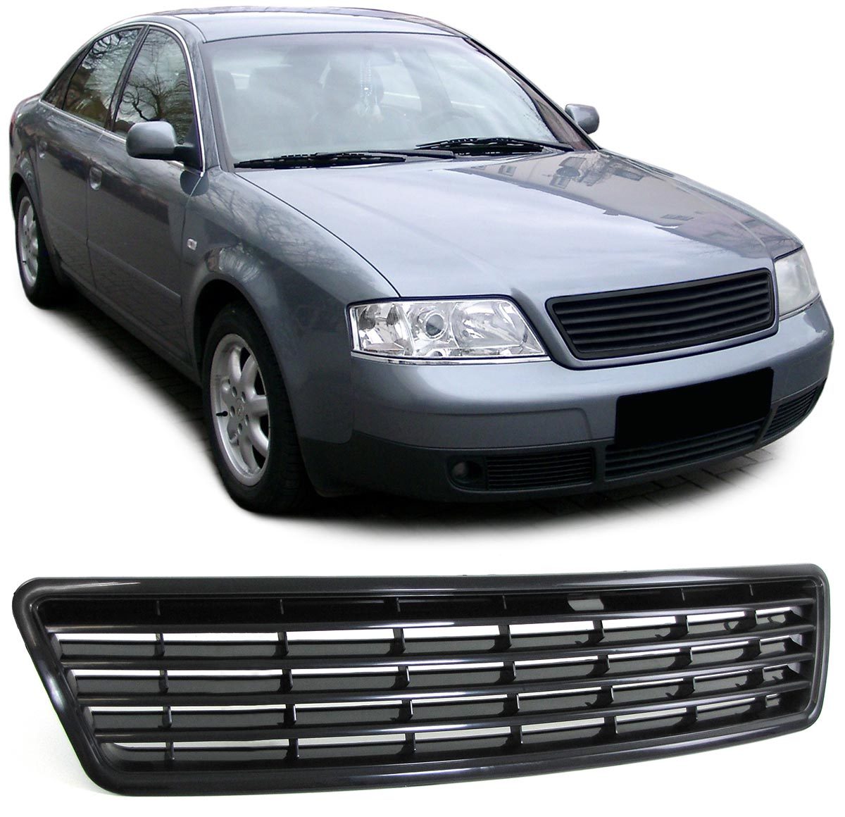 Audi A6 Debadged Grill - C5 2001-2004 1 Audi A6 Debadged Grill - C5 2001-2004