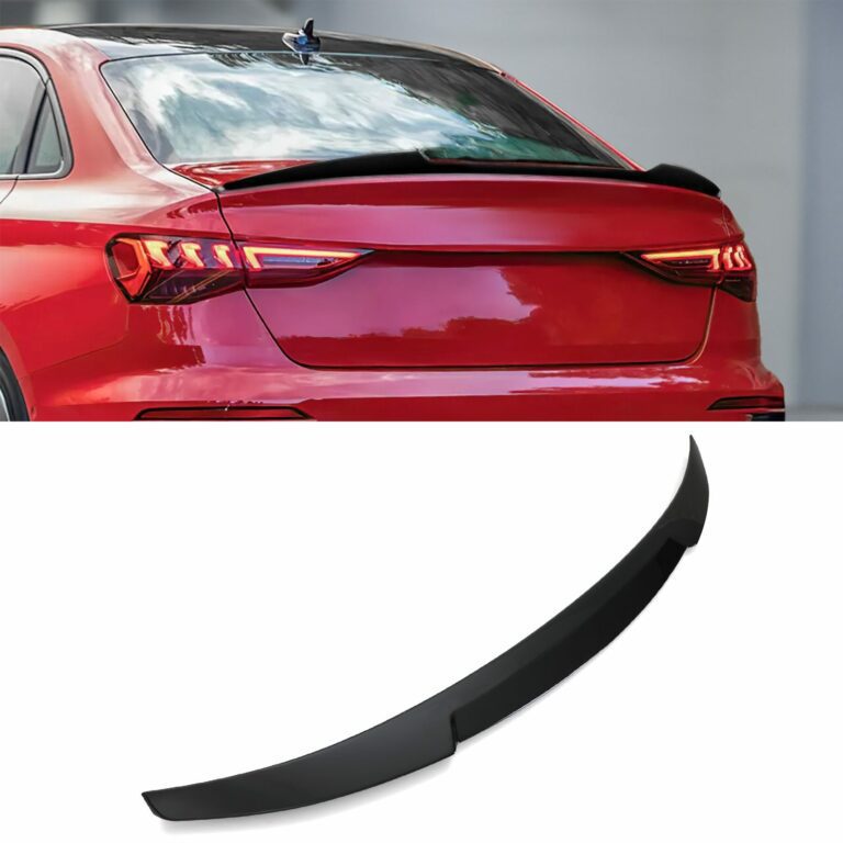Audi A3 Saloon Boot Spoiler - Gloss Black M4 Style (8Y 2020+) 1 Audi A3 Saloon Boot Spoiler - Gloss Black M4 Style (8Y 2020+)