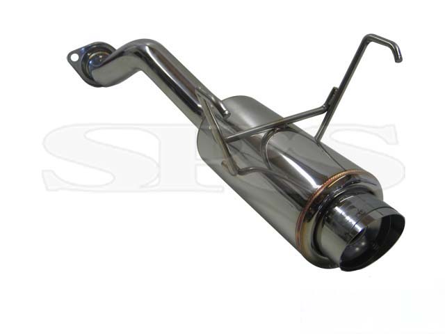 SRS Axleback System Stainless Steel G50 (Civic 01-05 EP3) 1 SRS G50 ep3 axleback stainless exhaust for Civic Type R EP3