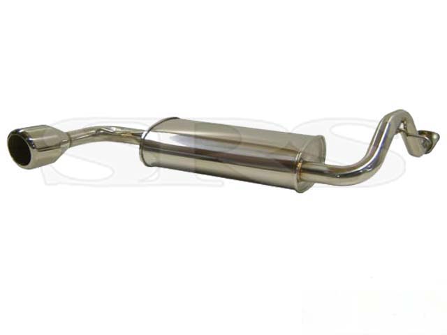 SRS Axleback System Stainless Steel Single (Civic 87-91 3dr/CRX 87-93) 1 SRS stainless single axleback exhaust for Honda Civic 87-91 3dr and CRX 87-93