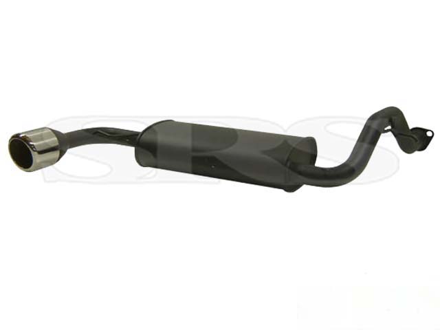 SRS Axleback System Steel Single (Civic 87-91 3dr/CRX 87-93) 1 SRS steel single axleback exhaust for Honda Civic 87-91 3dr and CRX 87-93