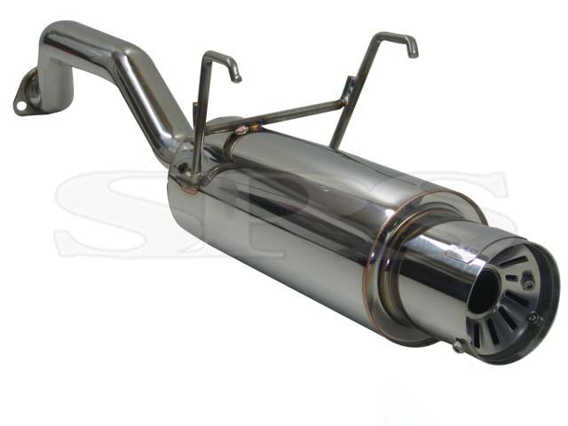 SRS Axleback System Stainless Steel G55 (Civic 91-01 2/4dr) 1 civic g55 axleback SRS stainless exhaust for Civic 91-01 2/4dr