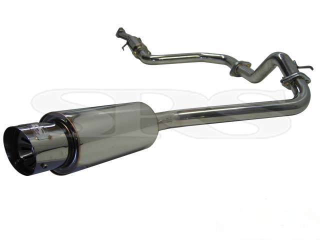 SRS Catback System Stainless Steel G55 (CRX 87-93) 1 SRS G55 crx catback stainless exhaust for CRX 87-93