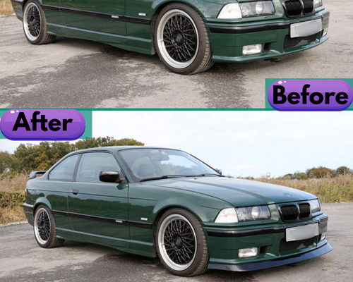 BMW E36 Mtec Splitter - Large Chin Style MATT (DM) 4 BMW E36 Mtec Splitter - Large Chin Style MATT (DM)