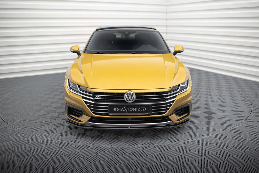 Maxton Design VW Arteon R-Line Front Splitter V1- Gloss (Mk1 2017-2020) 3 Maxton Design VW Arteon R-Line Front Splitter V1- Gloss (Mk1 2017-2020) - Image 3