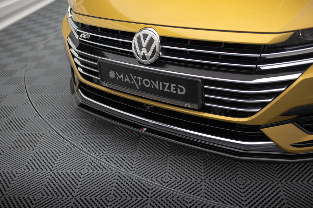 Maxton Design VW Arteon R-Line Front Splitter V1- Gloss (Mk1 2017-2020) 4 Maxton Design VW Arteon R-Line Front Splitter V1- Gloss (Mk1 2017-2020) - Image 4