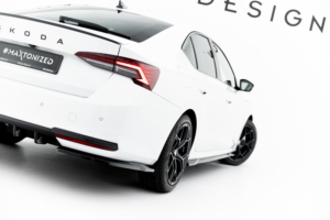 Maxton Design Skoda Octavia Rear Spats -Gloss (Mk4.5 2024+ Sportline)