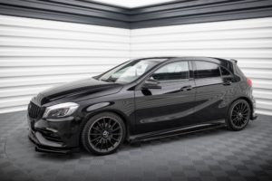Maxton Design Mercedes A-Class Side Skirts - Street Pro (W176 2015-2018)