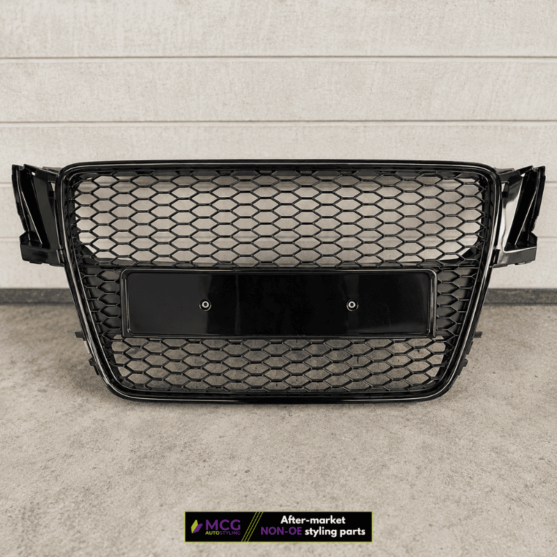 Audi A5 Grille – RS Style Gloss Black Honeycomb (B8 2008-2011) 3 Audi A5 Grille – RS Style Gloss Black Honeycomb (B8 2008-2011) - Image 3