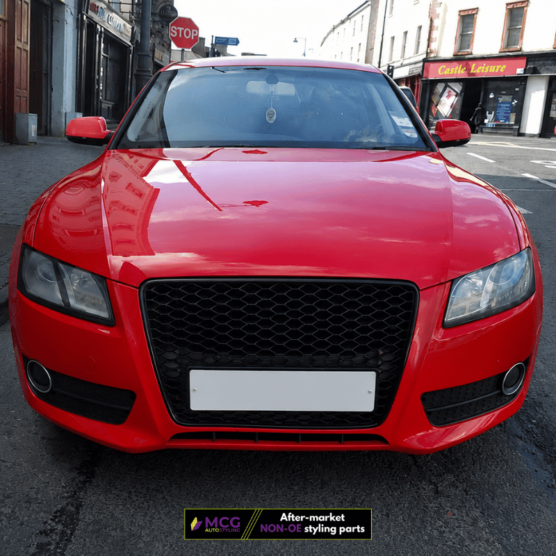Audi A5 Grille – RS Style Gloss Black Honeycomb (B8 2008-2011) 1 Audi A5 Grille – RS Style Gloss Black Honeycomb (B8 2008-2011)