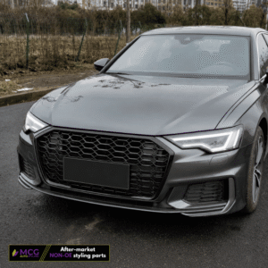 Audi A6 Grille – RS Style Gloss Black Honeycomb with ACC (C8 2018-2023) 52 Audi A6 Grille – RS Style Gloss Black Honeycomb with ACC (C8 2018-2023)